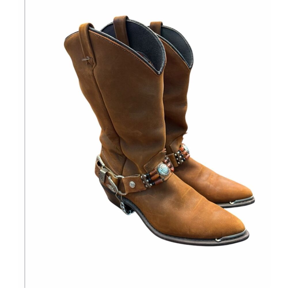 Dingo Tan Western Boots Women’s Size 7 Vintage 90’s